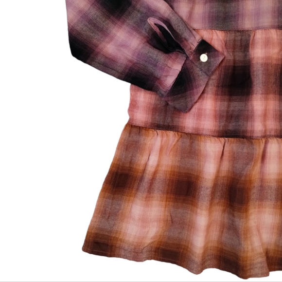 J. jill Y2K Plaid Tunic Babydoll Top - Picture 8 of 9